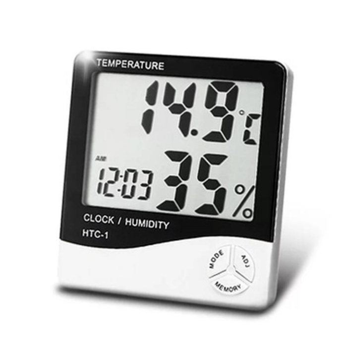 RELOJ DE COCINA DIGITAL - MEDIDOR DE TEMPERATURA Y HUMEDAD